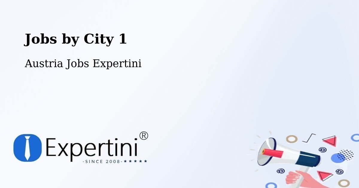 City Jobs in Austria - Expertini