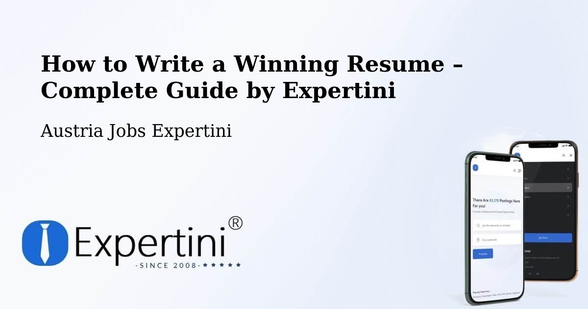 Resume Writing Guide for Job Seekers – Schärding - Schärding, Austria Jobs Expertini